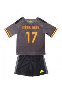 AS Roma Manu Kone #17 Jalkapallovaatteet Lasten Kolmas peliasu 2026-27 Lyhythihainen (+ Lyhyet housut)